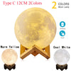 Nuvia Levitating Moon Lamp – Floating LED Night Light with Wooden Base